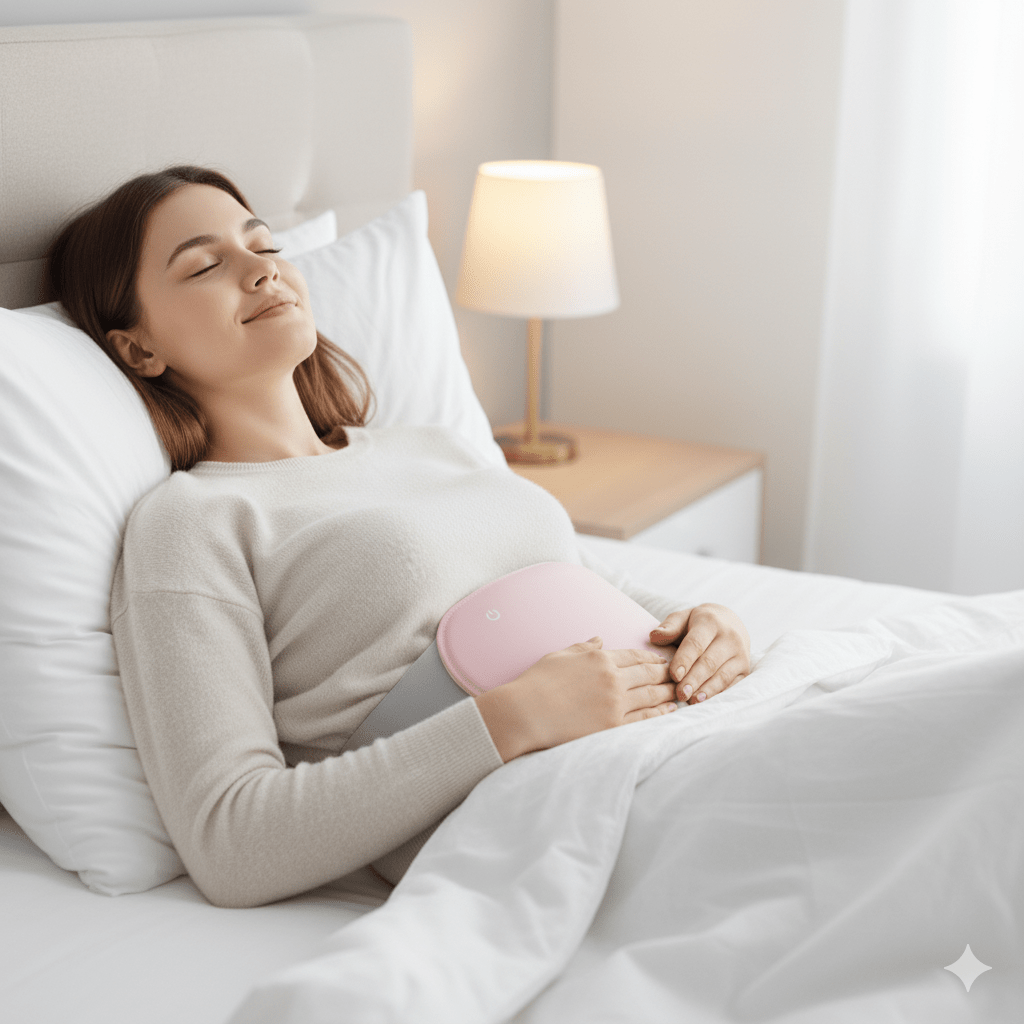 Rechargeable Electric Heating Pad with Heat and Vibration