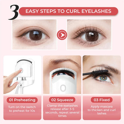 Rechargeable Heated Electric Eyelash Curler