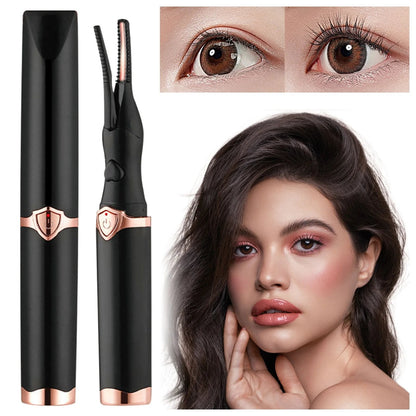 Rechargeable Heated Eyelash Curler with Adjustable Temperature
