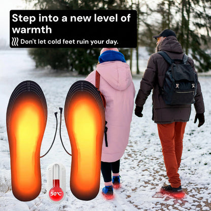 Rechargeable Heated Insoles for Winter Boots and Everyday Shoes