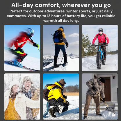 Rechargeable Heated Insoles for Winter Boots and Everyday Shoes