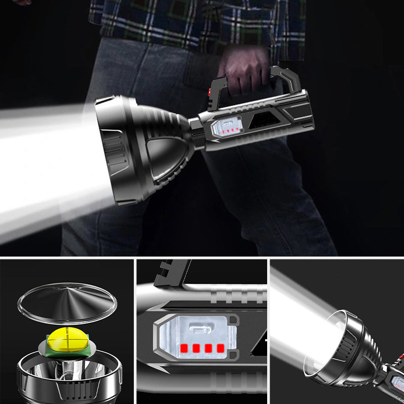 Rechargeable LED Handheld Spotlight Flashlight