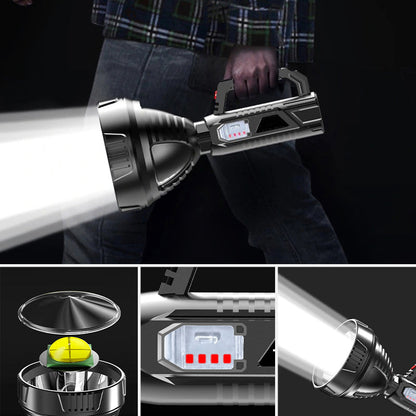 Rechargeable LED Handheld Spotlight Flashlight