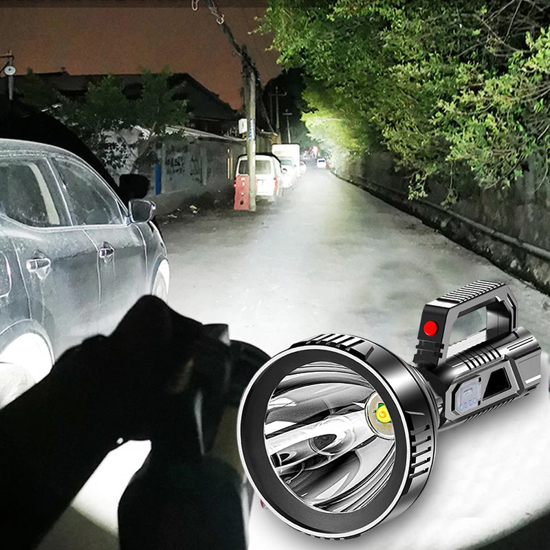 Rechargeable LED Handheld Spotlight Flashlight