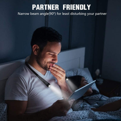 Rechargeable LED Neck Reading Light with Flexible Arms