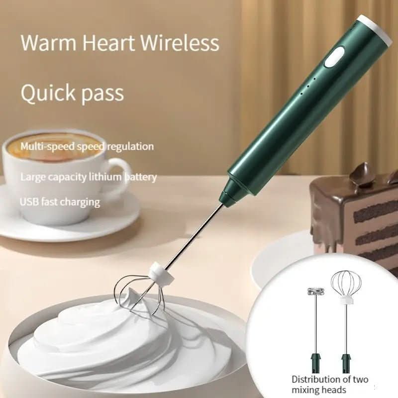 Rechargeable Mini Hand Mixer With Adjustable Speed Settings