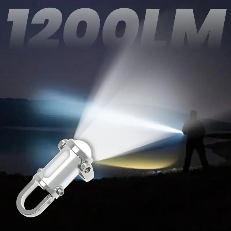 Rechargeable Multi Function Keychain Flashlight
