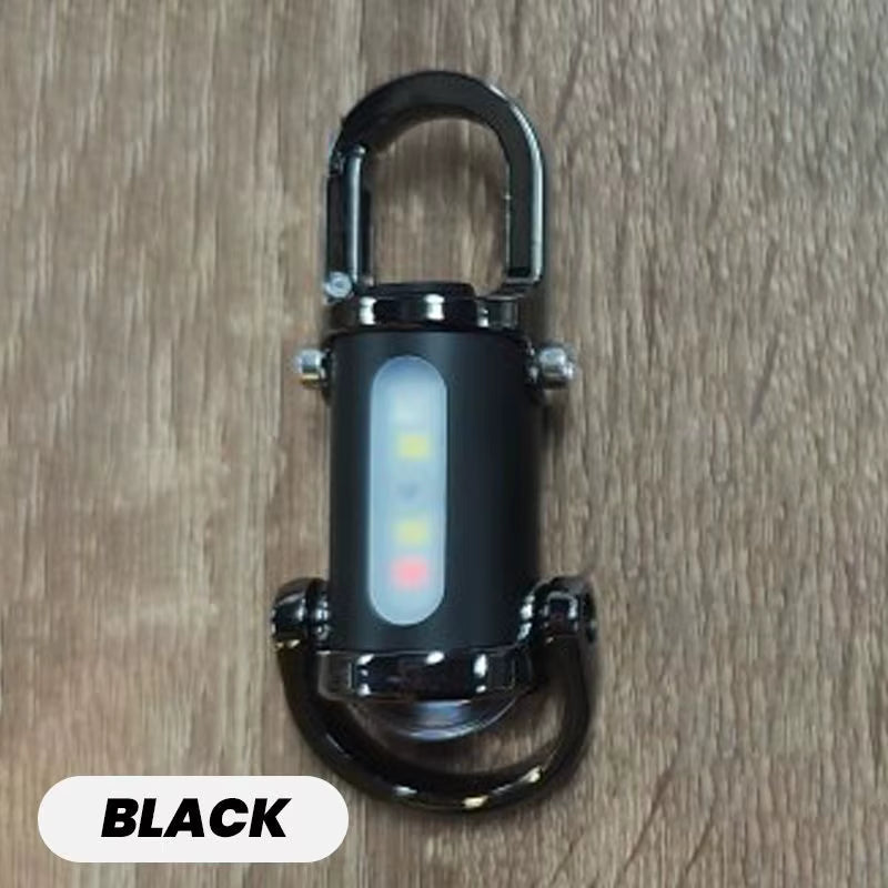 Rechargeable Multi Function Keychain Flashlight