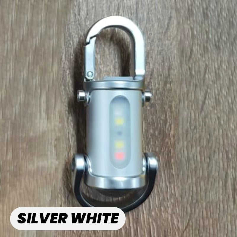 Rechargeable Multi Function Keychain Flashlight