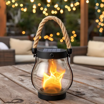 Rechargeable Rope Lantern with Automatic Light Sensor