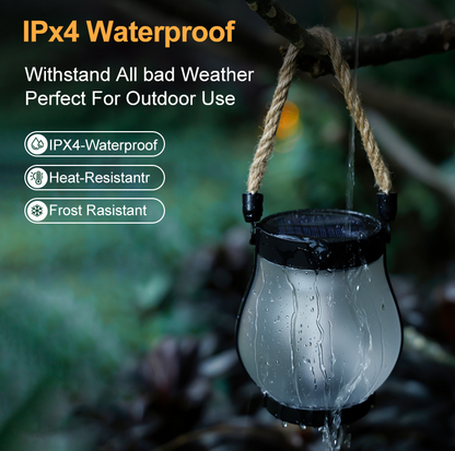 Rechargeable Rope Lantern with Automatic Light Sensor