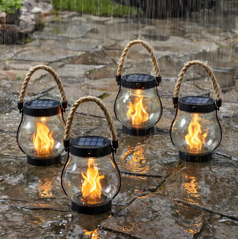 Rechargeable Rope Lantern with Automatic Light Sensor