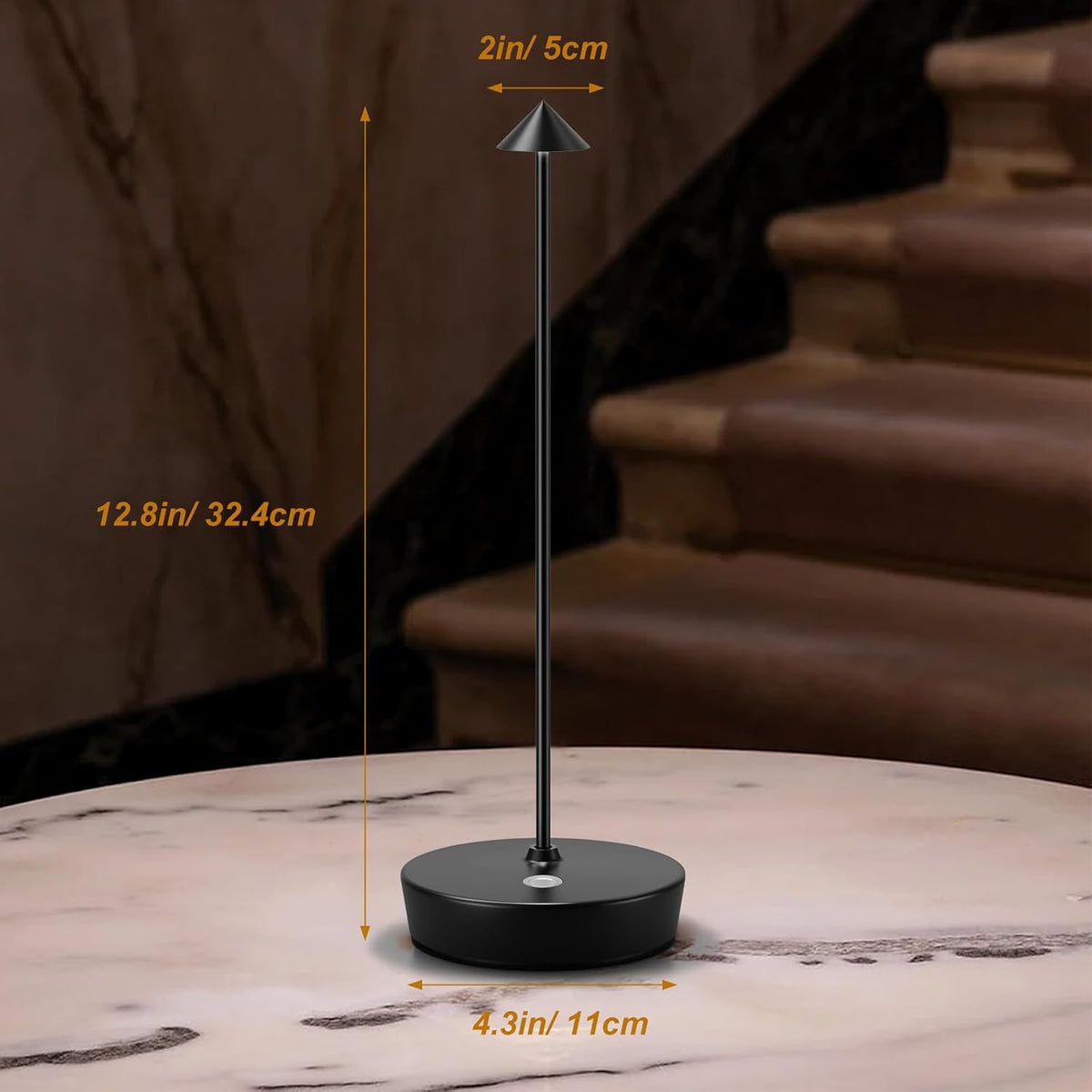 Rechargeable USB LED Table Lamp with Touch Dimming