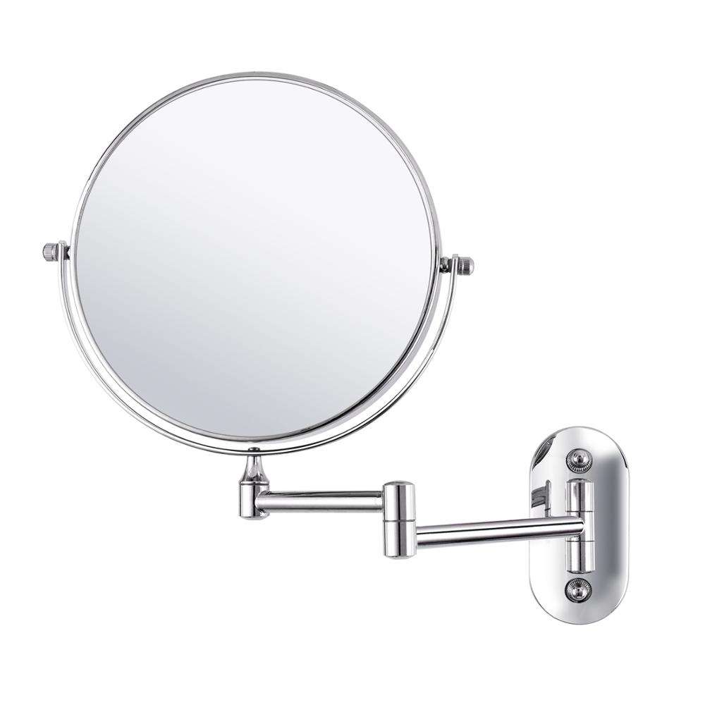 Rechargeable Wall Mounted LED Shaving Mirror 1X 10X Magnifying Mirror