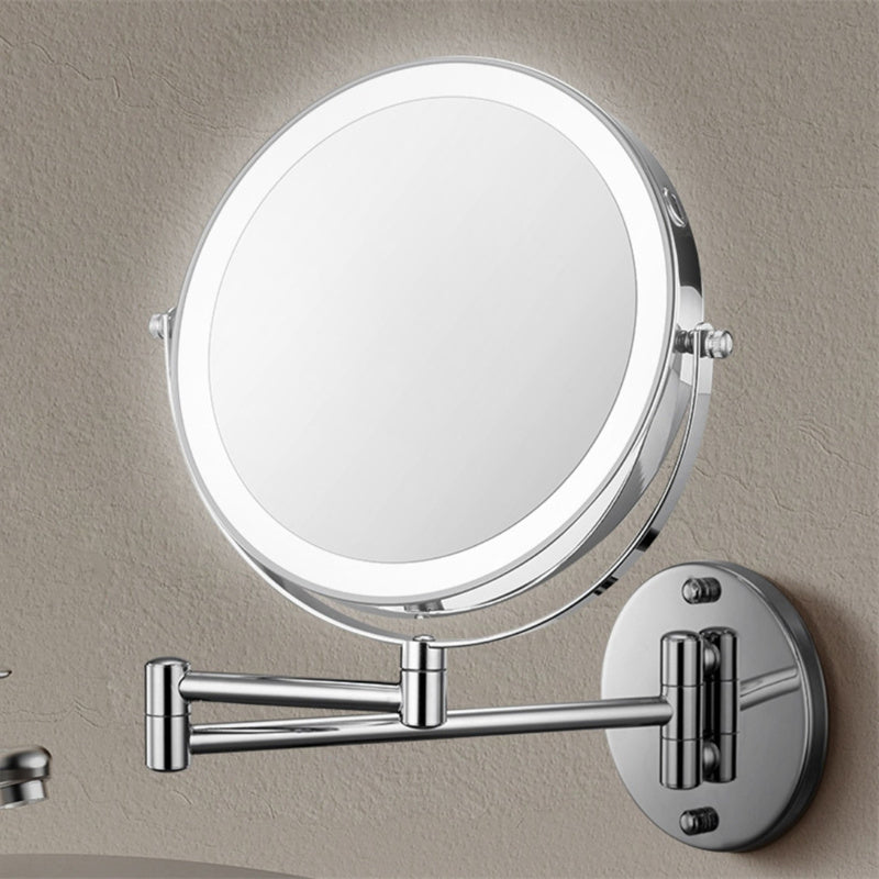 Rechargeable Wall Mounted LED Shaving Mirror 1X 10X Magnifying Mirror