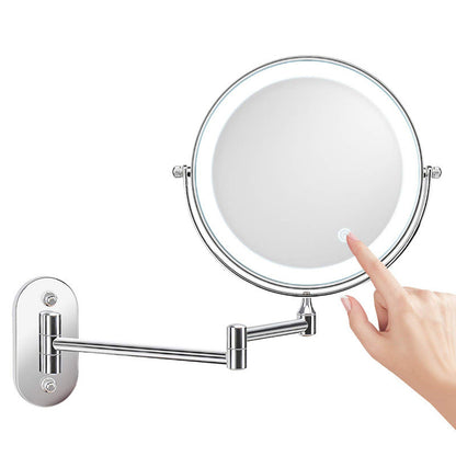 Rechargeable Wall Mounted LED Shaving Mirror 1X 10X Magnifying Mirror