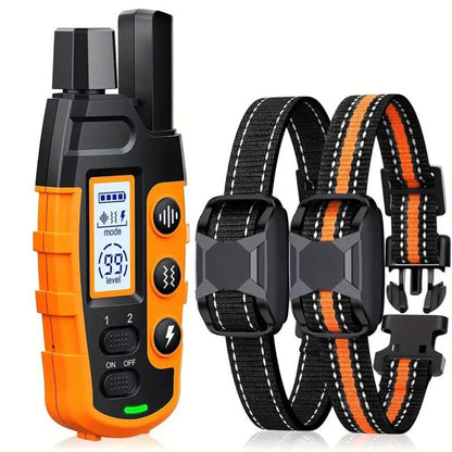 Rechargeable Waterproof Dog Training Collar with Remote