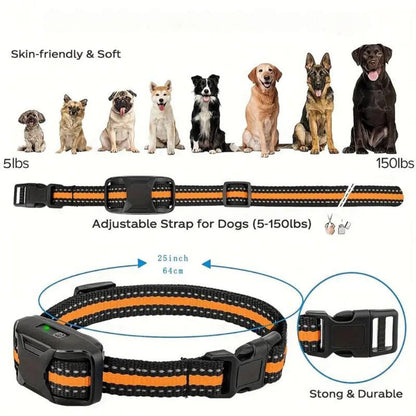 Rechargeable Waterproof Dog Training Collar with Remote