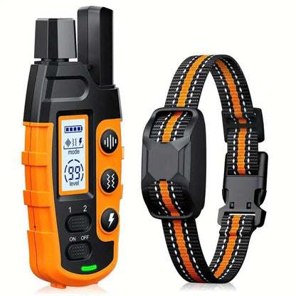 Rechargeable Waterproof Dog Training Collar with Remote