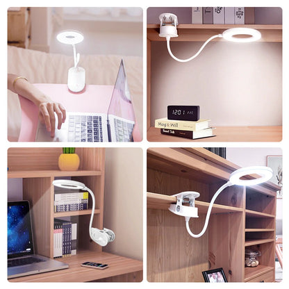 Rechargeable Wireless Clip On Bedside Reading Lamp