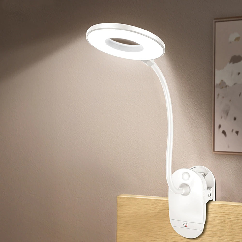 Rechargeable Wireless Clip On Bedside Reading Lamp