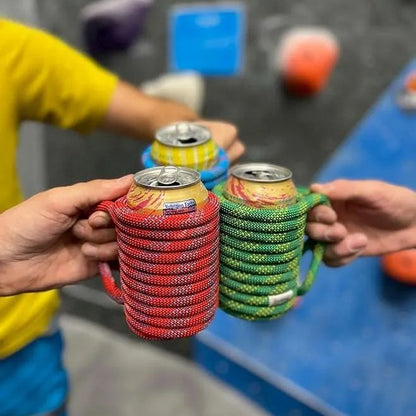 Recycled Climbing Rope Can Cooler Sleeve