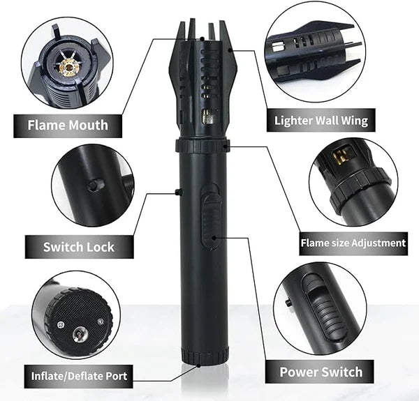 Refillable Windproof Torch Lighter