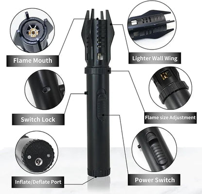 Refillable Windproof Torch Lighter