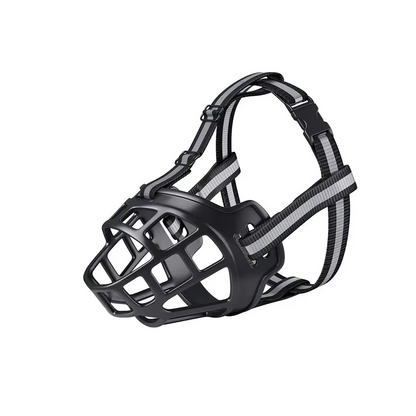 Reflective Breathable Dog Muzzle Adjustable Water Friendly Pet Muzzle