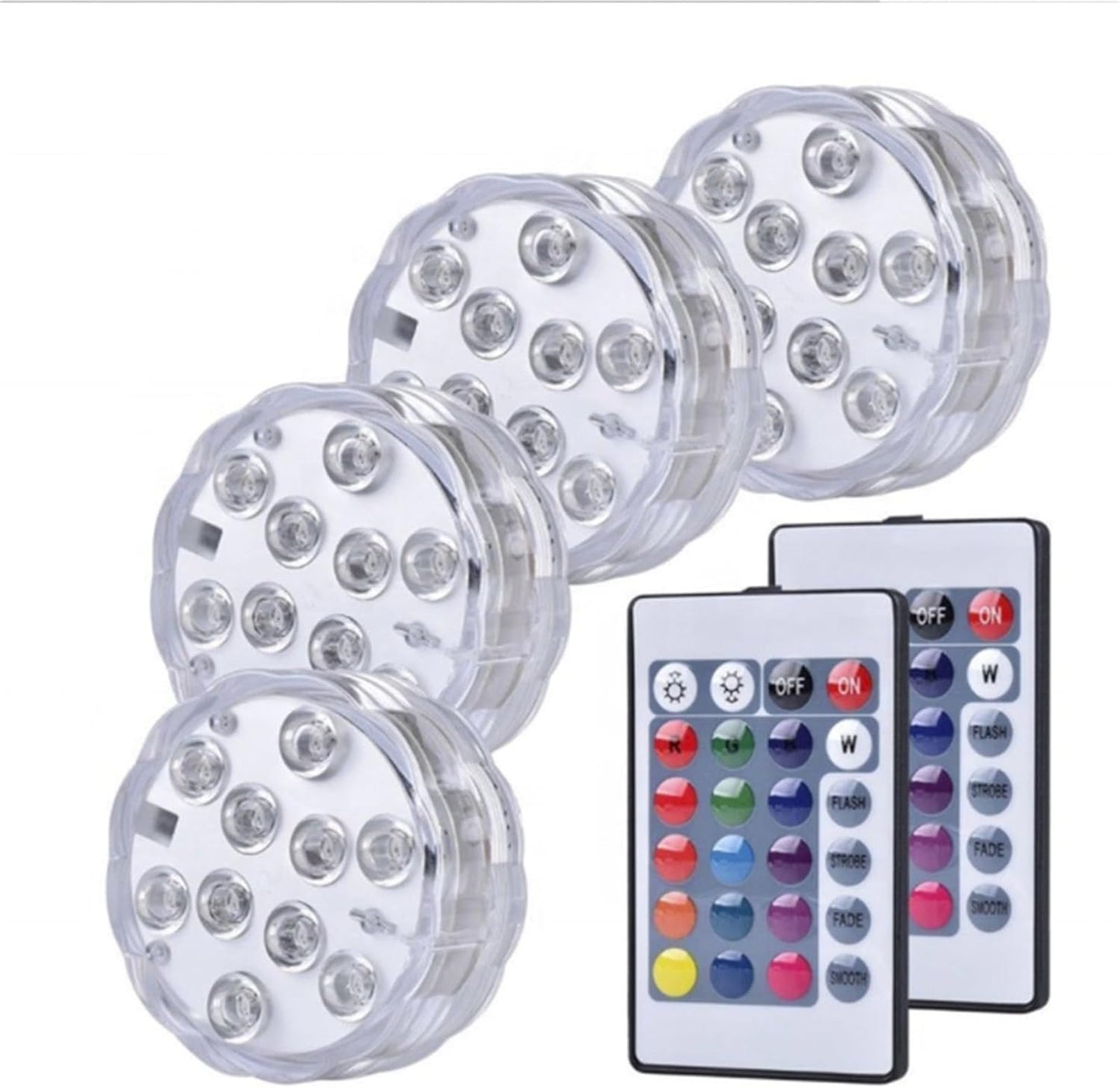 Remote Control Waterproof LED Pool Light with Magnetic Mount
