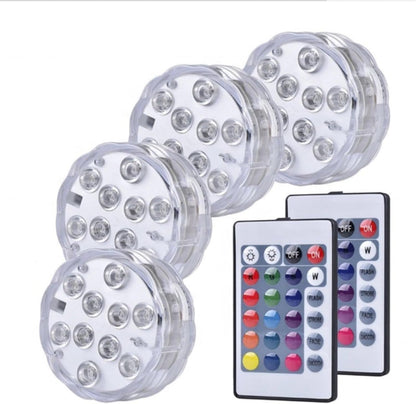 Remote Control Waterproof LED Pool Light with Magnetic Mount
