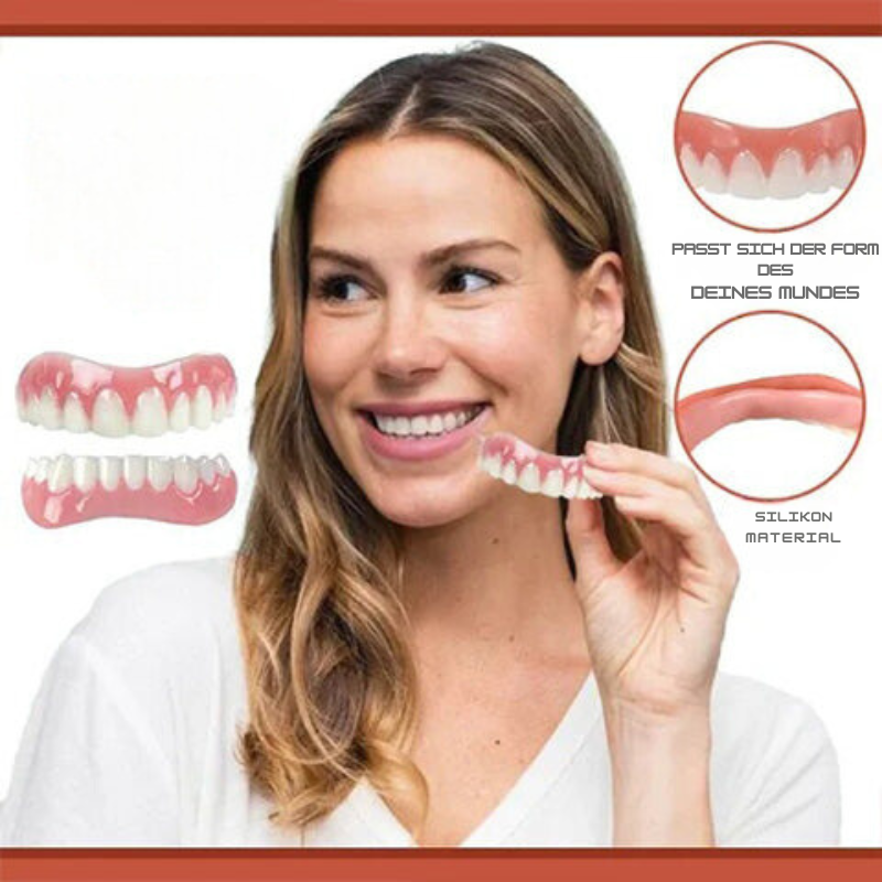 Removable Cosmetic Denture Teeth Set for Smile Enhancement
