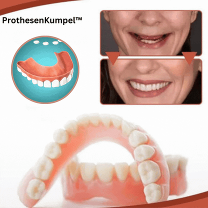 Removable Cosmetic Denture Teeth Set for Smile Enhancement