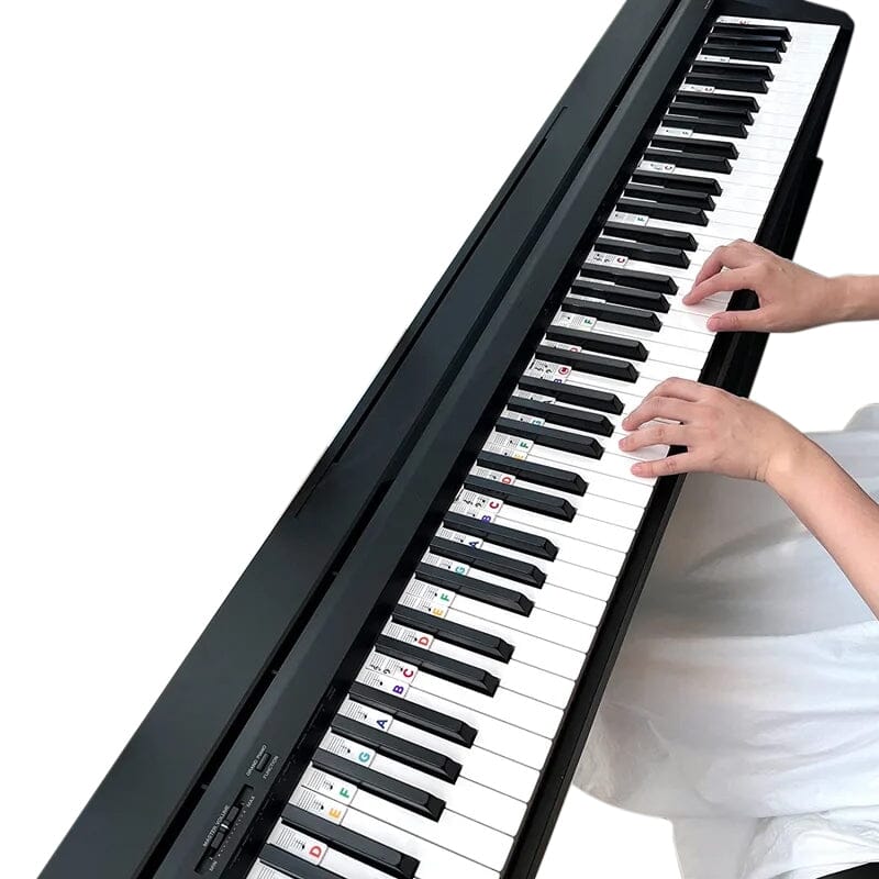Removable Piano Keyboard Note Labels for 88 Key Keyboards