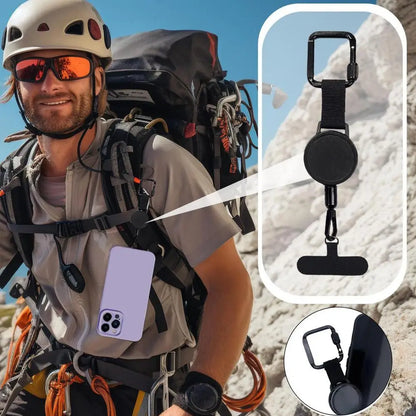 Retractable Anti Theft Phone Holder Clip
