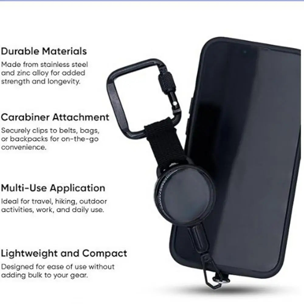 Retractable Anti Theft Phone Holder Clip