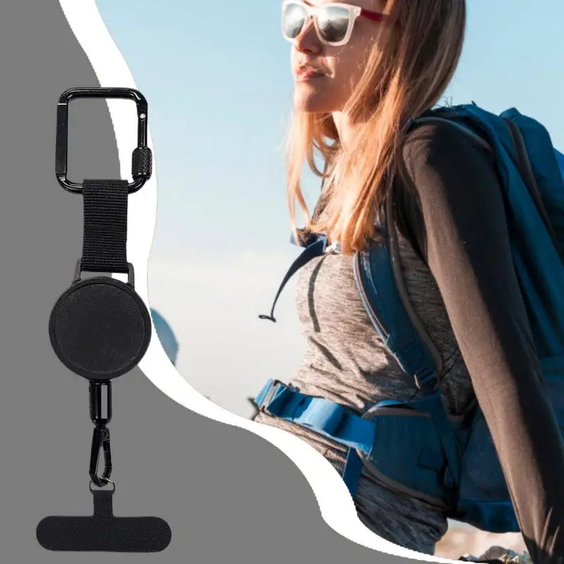 Retractable Anti Theft Phone Holder Clip
