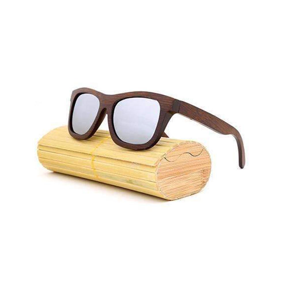 Retro Bamboo Wood Polarized Sunglasses