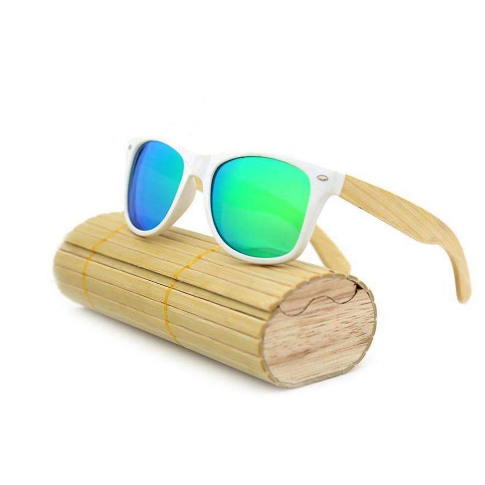 Retro Bamboo Wood Polarized Sunglasses