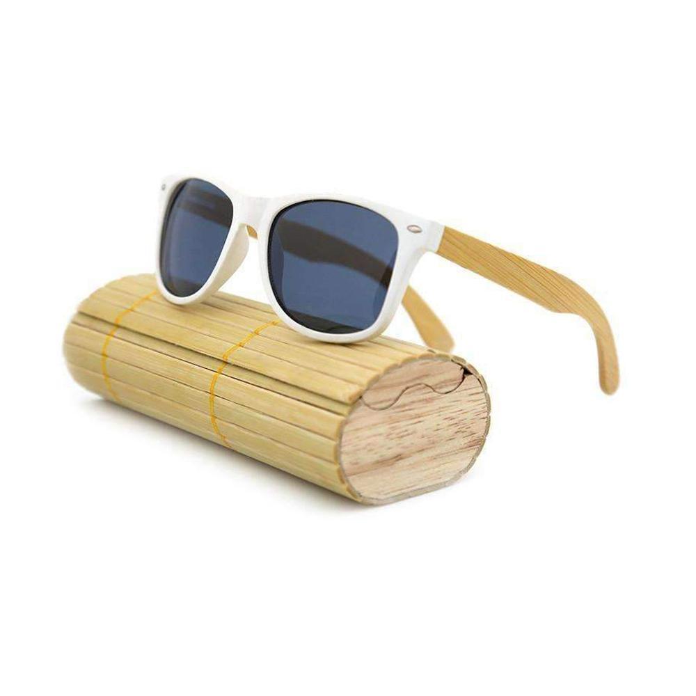 Retro Bamboo Wood Polarized Sunglasses