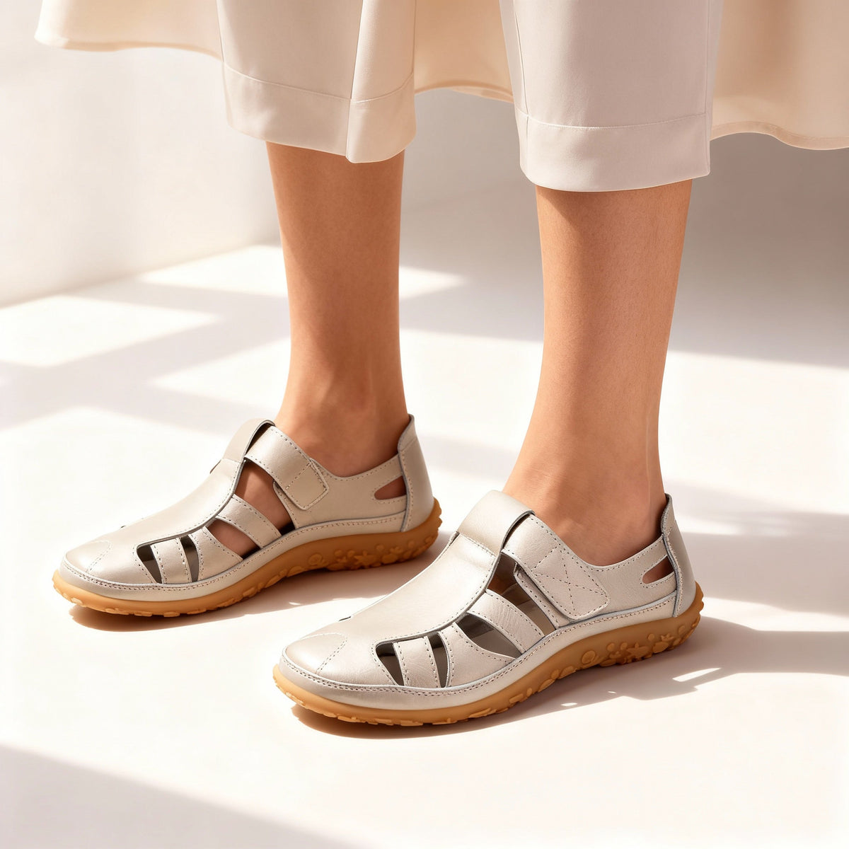 Retro Comfort Slip On Sandals with Non Slip Sole
