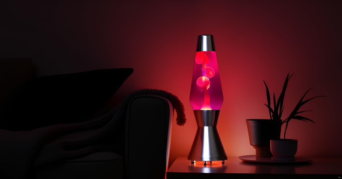Retro Lava Lamp Glass Wax Motion Decorative Light