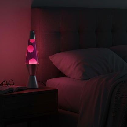 Retro Lava Lamp Glass Wax Motion Decorative Light