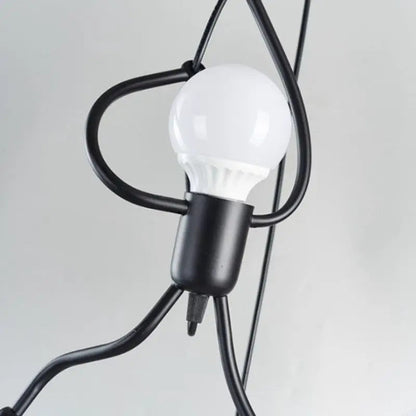 Retro Superhero Figure Ceiling Lamp LED Pendant Light