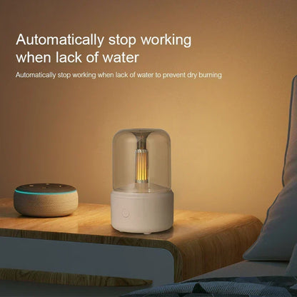 Retro USB Aroma Diffuser with Night Light Humidifier