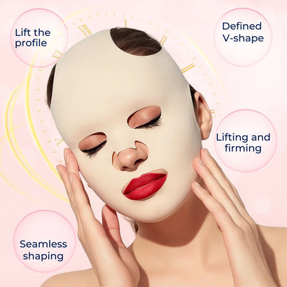 Reusable Compression Face Lift Mask for Overnight Support