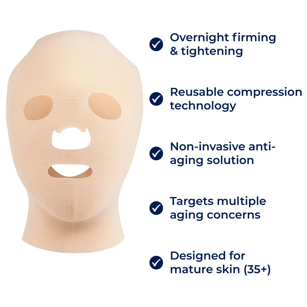 Reusable Compression Face Lift Mask for Overnight Support