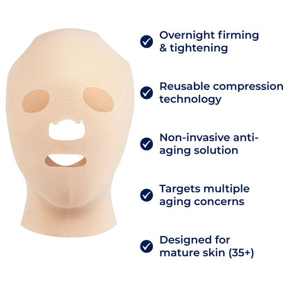 Reusable Compression Face Lift Mask for Overnight Support