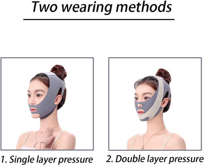 Reusable Contouring Face Lift Mask for Skin Support