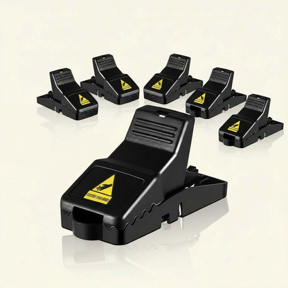 Reusable Heavy Duty Mouse Traps Set for Indoor and Outdoor Use